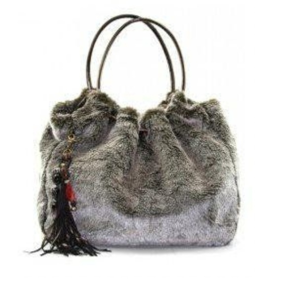 HOBO Handbags - Hobo International Snow and Tell Faux Fur Bag Tote